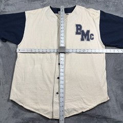 Vintage Badger Sport Baseball Jersey Mens XL Cream Cotton Brian McKnight Graphic
