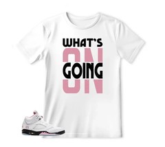 Sneaker Tees Shirt To Match Retro 5 Soft Pink AJ5, Shirt to Match
