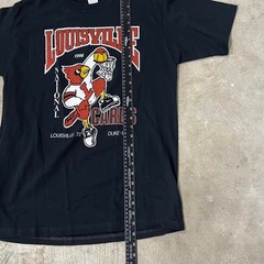 Vintage 1986 college Louisville Cardinals National Champs T Shirt USA Large