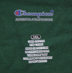 Champion Men’s Classic Jersey T-Shirt Big & Tall Crew Neck Tee Long Sleeve Logo
