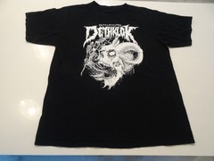 VINTAGE Metalocalypse Dethklok 2012 Tour T Shirt BlK SZ L METAL ROCK Adult Swim