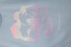 Vintage 70s Streetwear Mens Large Distressed Myrtle Beach Palm Tree T-Shirt USA