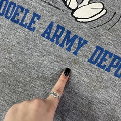Vintage Peanuts Snoopy Shirt Mens OS Sleep Shirt Gray Tooele Army Depot Tee