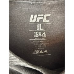UFC T-Shirt Mens Large Black Hasbulla Magomedov Graphic Oversized MMA Tee
