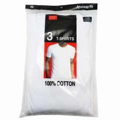3-12-Pack V/Crew-Neck For Men’s 100% Cotton Tagless T-Shirt Undershirt Tee White