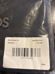 Bonobos Soft Everyday Tee Black Medium Slim Fit Tee T-Shirt New R220