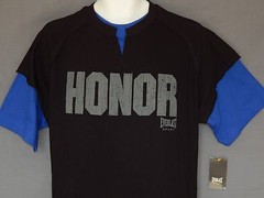 Men’s Everlast Honor T-Shirt Size Medium NEW Vintage Twofer Boxing Shirt Fight