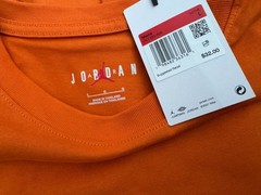 Nike Air Jordan Embroidered Jumpman T-Shirt Mens Sz M – L – XL – 2XL Orange New