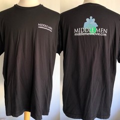 MIDDLE MEN (2009) Official Luke Wilson Giovanni Ribisi FILM CREW T-Shirt Sz 2XL