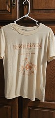 Zach Bryan The Burn Burn Burn Tour Concert Ivory Tee Size Small