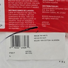 Hanes Men’s Tagless Tank Tops 4 Pack White Size L 42-44 Cool Comfort 100% Cotton