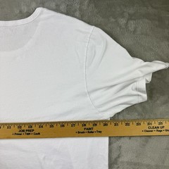 Hugo Boss White Crew Neck T Shirt Men’s XL Slim Fit Cotton Logo Tee