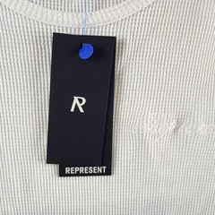 Represent Sleeveless Pullover Sweater Vest Men’s L White Crewneck Pullover Style