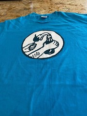 SUPREME MOLOTOV T-SHIRT BLUE