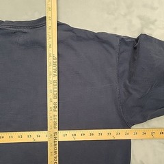 Pluma Shirt Mens XL Blue Heavyweight 100% Cotton Long Sleeve Crewneck Tee
