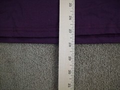 Arizona Jean T-Shirt Mens Long Sleeve High Rise High Reward Tee 2 sided Purple