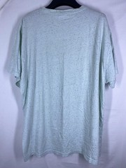 Teddy Fresh Shirt Mens XL Light Blue Spotted Textured Teddy Bear Logo Pocket USA