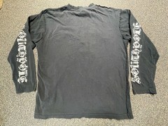 Vintage Southpole Y2K Limited Edition Graphic Skull Long Sleeve Large Black Rare