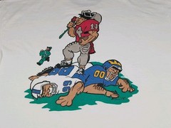 Vintage Ohio State Rose Bowl 80’s T Shirt Mens Size XL NCAA College Football