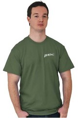 Gill McFinns Striped Bass Angler Fishing Womens or Mens Crewneck T Shirt Tee