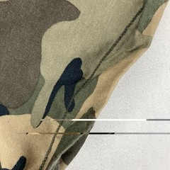 Hollister Mens Camo Curved Hem Tee Shirt Green Camouflage Medium Must Have