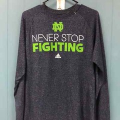 Adidas Climate Notre Dame Fighting Irish NCAA Final Four 2013 long sleeve Shirt