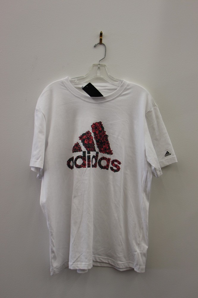 NEW Rare Masters Adidas T-Shirt Mens Size XL Pink Azalea Adidas Logo Augusta GA
