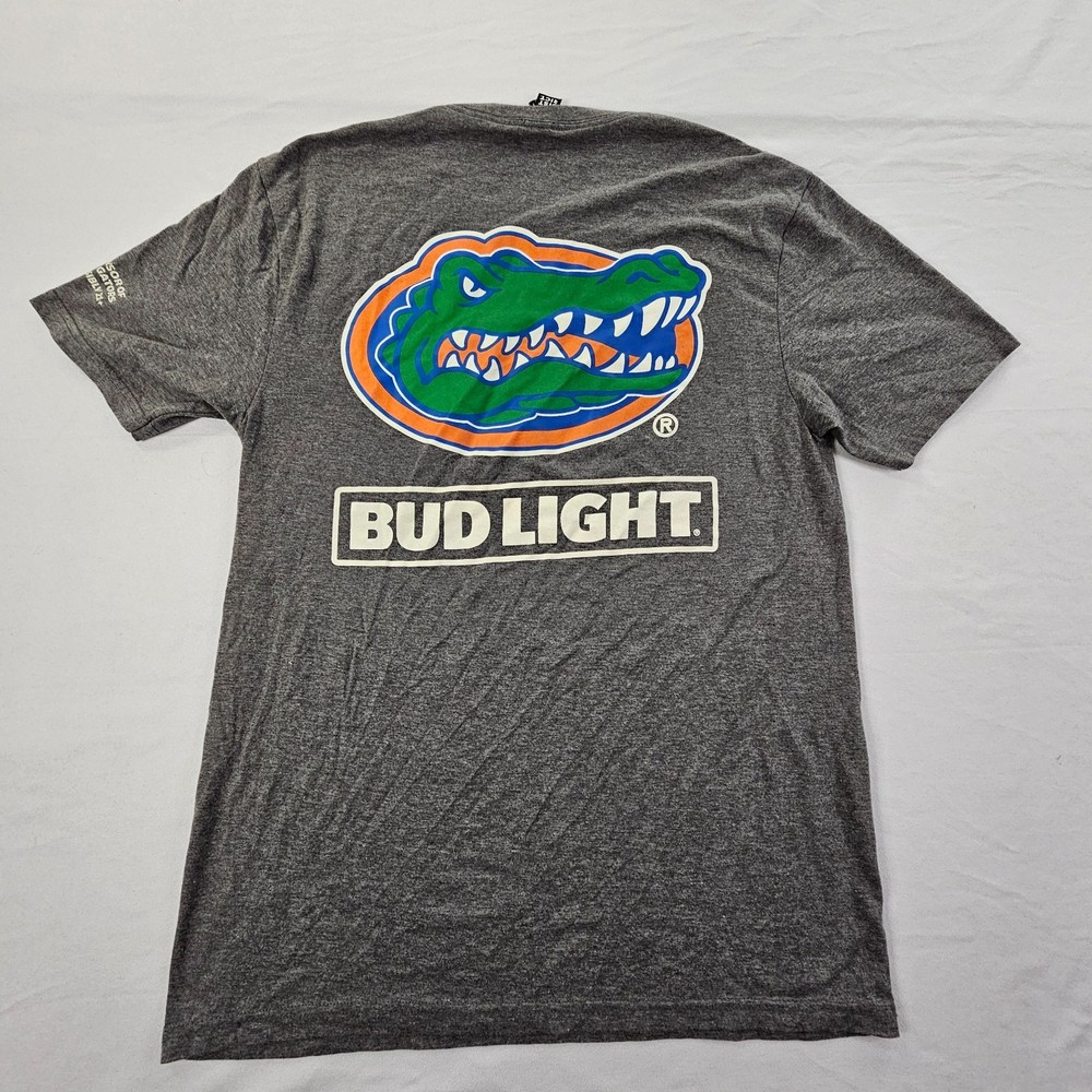 Florida Gators Bud Light Gray Short Sleeve Tri-Blend T-Shirt Men’s S