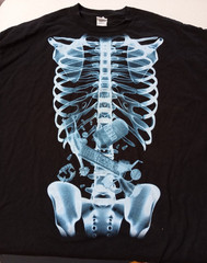 Delta Pro Weight X-RAY T-SHIRT Adult 3XL, Black