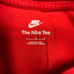 Nike Shirt Mens Large Red Orange Streetwear Tee Modern Earth Urbanwear Hypebeast