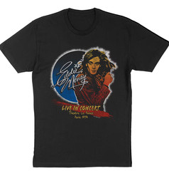 Vtg Eddie Money Live In Concert Cotton Black All Size Unisex ED797
