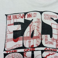 Vintage 80s 1988 East Quad University of Michiganl Arts Sports Tech Shirt Medium