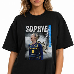 Sophie Cunningham Basketball Graphic T-Shirt Retro Fan Gift Tee