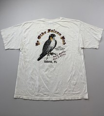 Vintage Gildan Shirt Mens XL White Coors Light Falcon Pub Graphic Tee Florida