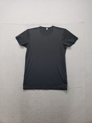 Uniqlo Airism Men T Shirt S Black Crew Neck Short Sleeve Stretch Pullover Casual