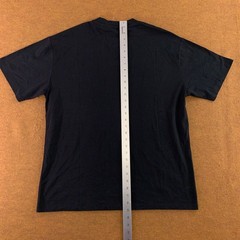 Guess Mens Medium Black Stripe Shoulder Logo Patch Short Sleeve T-Shirt New