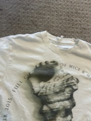 Of Mice And Men T-shirt Size Medium Band Music Seashell Tour White Indie