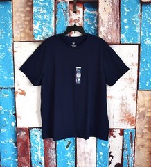 Men’s George T-Shirt Crewneck Short Sleeve Tee 2XLARGE Dark Navy NEW