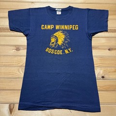 Vintage 50s Camp Winnipeg Roscoe New York Indian Head Graphic T-Shirt – Small