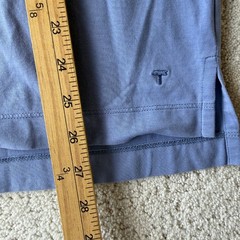 Left Coast Tee T-Shirt Mens M Blue Trim Fitted Short Sleeve Crewneck Set of 2