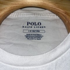 Polo Ralph Lauren Men’s Size Large White T-Shirt Polo Bear American Flag Cricket