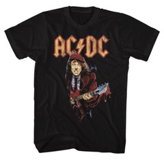 ACDC Music T-Shirt 96′ World Tour 2 Sided Metal Rock N Roll Black Cotton