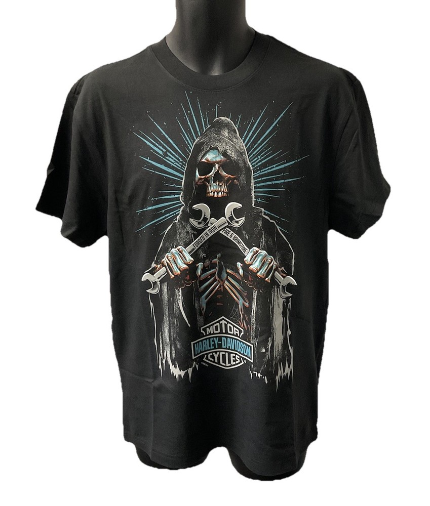 Harley Davidson Men’s Reap This Short Sleeve T-Shirt Black 3002992