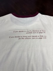 Choose Your Own Adventure The Magic Of The Unicorn Ringer Shirt Size S