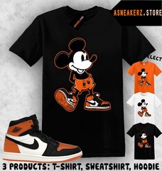 Shirt Matching AJ 1 High Shattered Backboard Match Sneaker Sneakerhead M Mouse