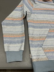 Vintage Hang Ten Hoodie Mens Medium Stripe Pullover Retro Kangaroo pocket Y2K 90