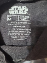 Star Wars T-Shirt Men Sz M Gray Mirror Selfie Darth Vader Fifth Sun