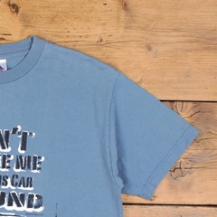 Alstyle Apparel T-shirt L Mens 00s Blue Slogan Funny Humorous Quote