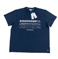 NEW Lacoste Big & Tall Loose Fit 3D Print Short Sleeve T Shirt Mens Sz 3XLB 10R