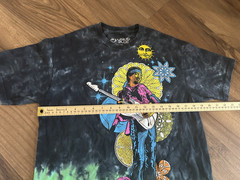 Liquid Blue Jimi Hendrix Graphic Tshirt Mens Size Medium Tie Dye Psychedelic